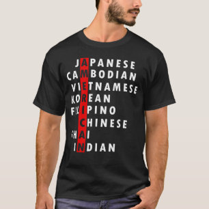T-shirt Arrêter la haine des Asiatiques Les Asiatiques am
