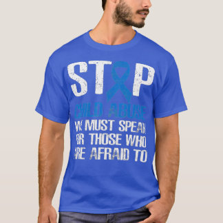 T-shirt Arrêter la prévention de la maltraitance des enfan