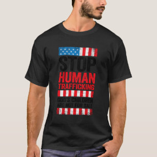 T-shirt Arrêter La Traite Des Êtres Humains - Les Enfants
