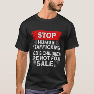T-shirt Arrêter La Traite Des Êtres Humains Les Enfants De