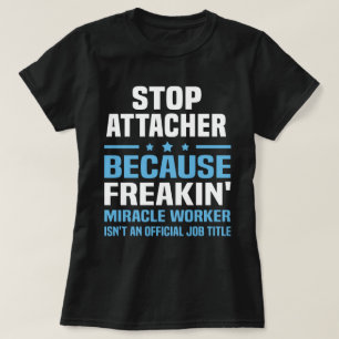 T-shirt Arrêter l'attaché