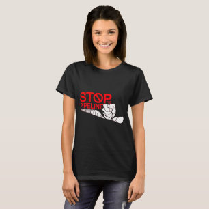 T-shirt Arrêter Le Logo Du Pipeline