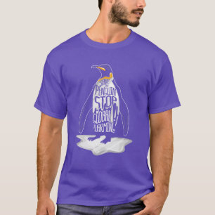 T-shirt Arrêter le Réchauffement climatique Sauvez les ani