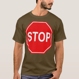 T-shirt Arrêter le signe