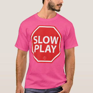 T-shirt Arrêter Lentement Jouer Humour De Golf Homme Graph