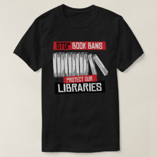 T-shirt Arrêter les interdictions de livre protéger les bi