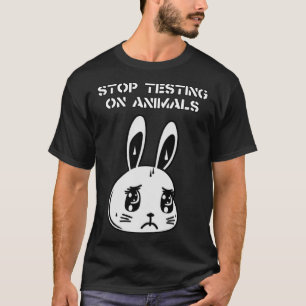 T-shirt Arrêter les tests sur les animaux mettre fin à la