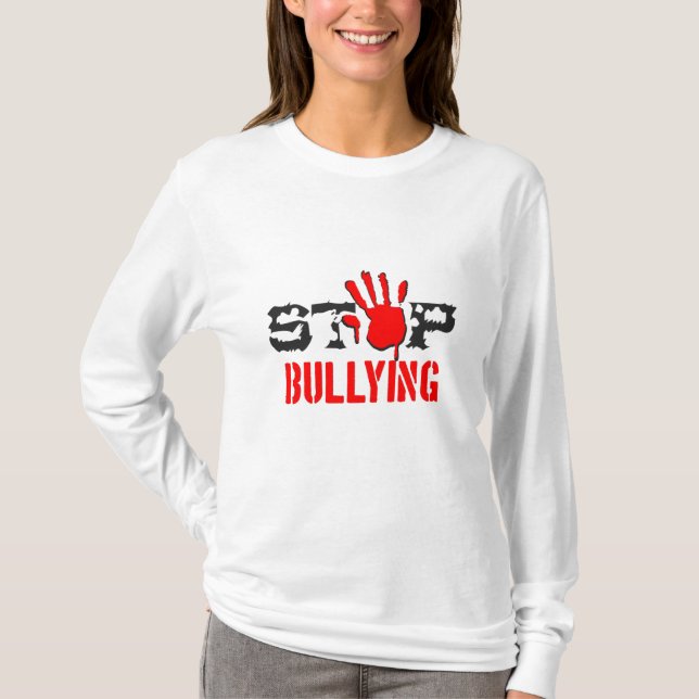 T-shirt Arrêter l'intimidation (Devant)