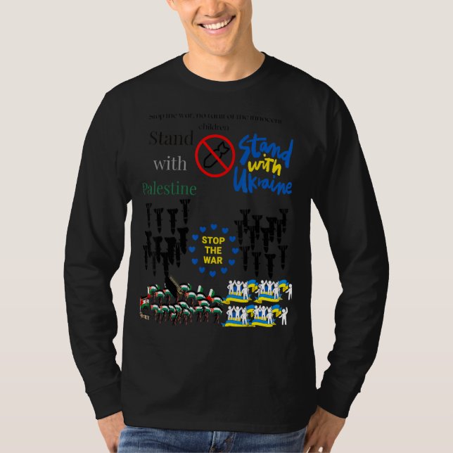 T-shirt Arrêter l'invasion (Devant)