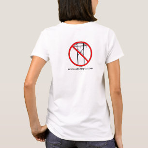 T-shirt Arrêter MPRP avec cadre H et cercle rouge