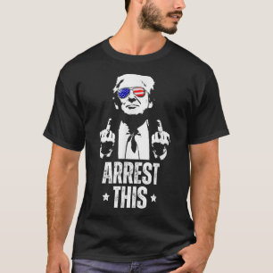 T-shirt Arrêter Trump et ses doigts pour Trump