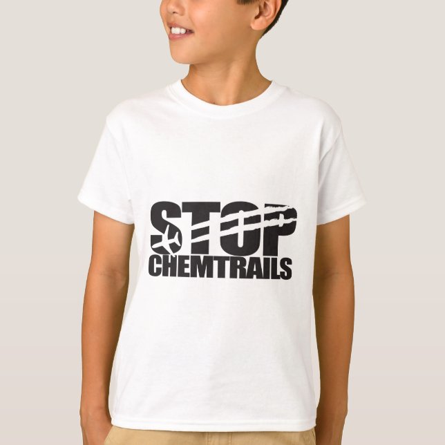 T-shirt Arrêtez Chemtrails (Devant)