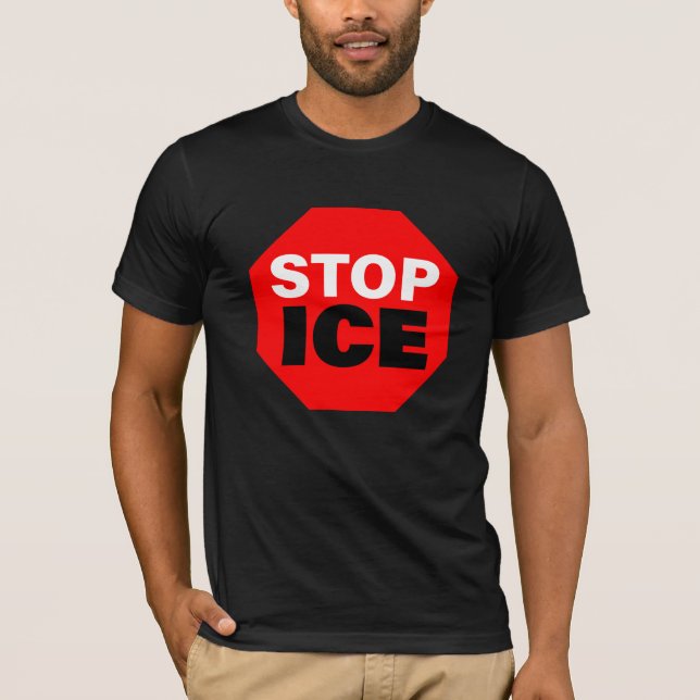 T-shirt Arrêtez ICE (Devant)