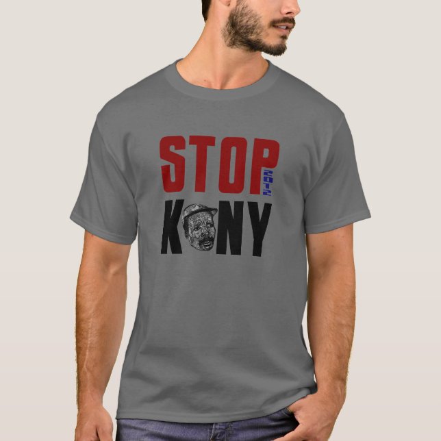 T-shirt Arrêtez Kony 2012 (Devant)