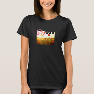 T-shirt Arrêtez la guerre avec le Poppy