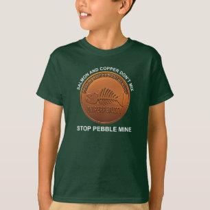 T-shirt Arrêtez la mine de galets - Pebble Mine Penny