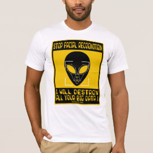 T-shirt Arrêtez la reconnaissance faciale