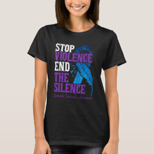 T-shirt Arrêtez la violence mettez fin au silence violence