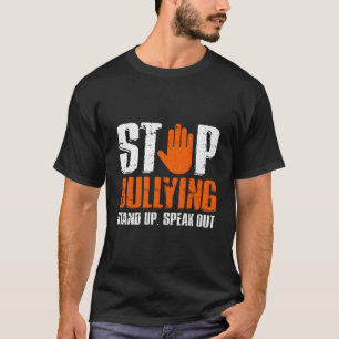 T-shirt Arrêtez L'Intimidation Reposez-Vous À Parler Aux É