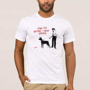 T-shirt Arrêtez-moi avant que je peigne encore