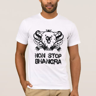T-shirt Arrêtez non le logo de Bhnagra (classique - le