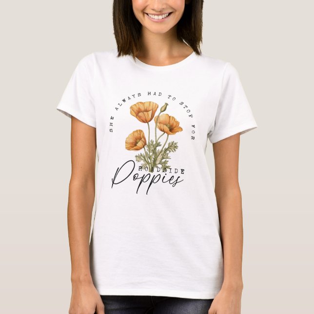 T-shirt Arrêtez Pour Les Pépites Du Côté De La Route (Devant)
