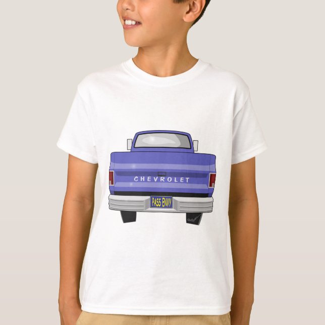 T-shirt Arrière 1980 de camion de Chevy (Devant)