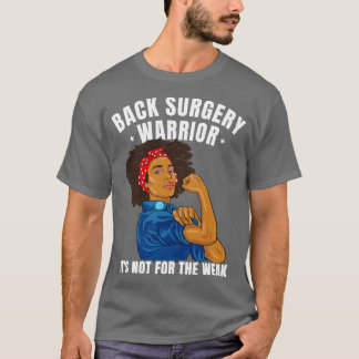 T-shirt Arrière Chirurgie Guerrière Africaine Américaine F