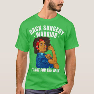 T-shirt Arrière Chirurgie Guerrière Africaine Américaine F