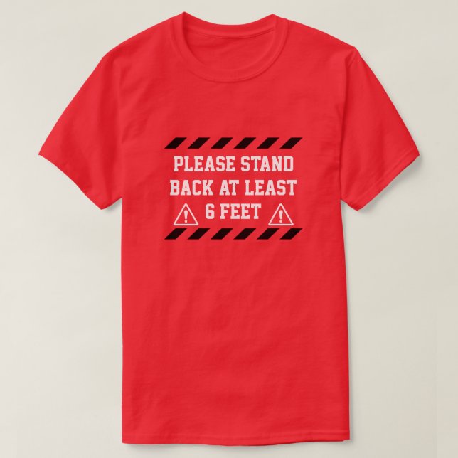 T-shirt Arrière de 6 pieds (Design devant)