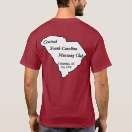 T-shirt arrière - plan blanc foncé