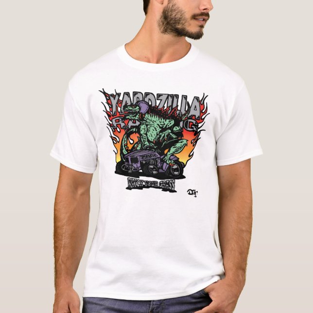 T-shirt Arrière - plan clair pourpre de Yardzilla (Devant)