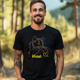 T-shirt Arrière - plan créatif noir