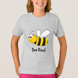 T-shirt Arrière - plan d'abeilles illustré