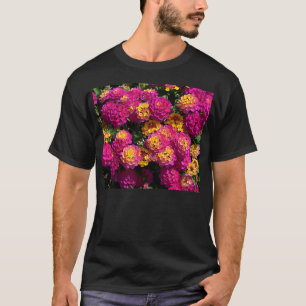 T-shirt Arrière - plan de fleurs de lantana
