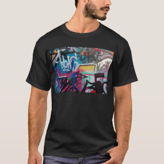 T-shirt arrière - plan de tache de graffiti