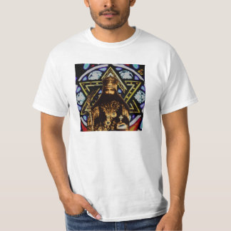 T-shirt Arrière - plan d'étoile de David de Selassie