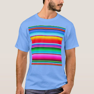 T-shirt Arrière - plan mexicain Poncho motif sans couture