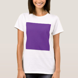 T-shirt arrière - plan violet avec bordure blanche