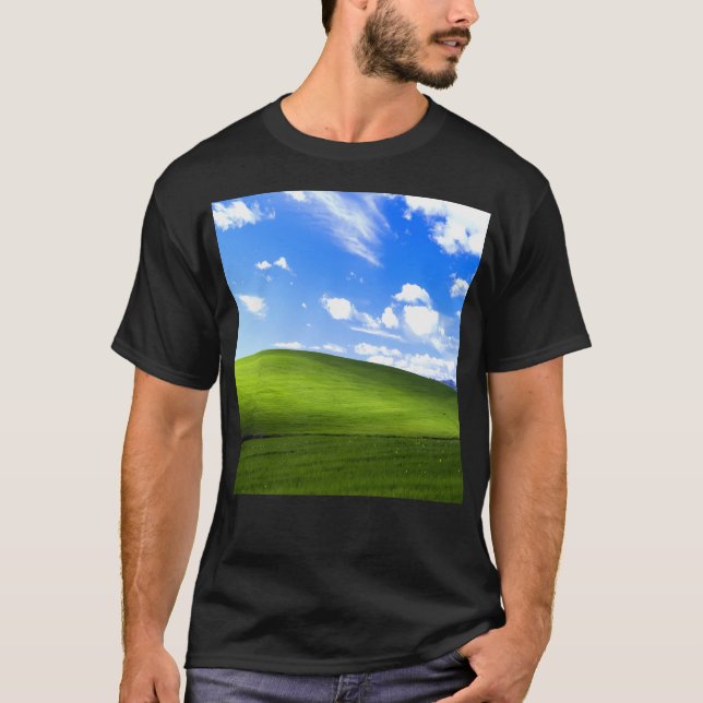 T-shirt Arrière - plan Windows Xp (Devant)