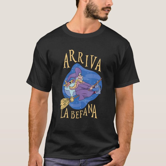 T-shirt Arriva La Befana Italie Noël Buona Befana (Devant)