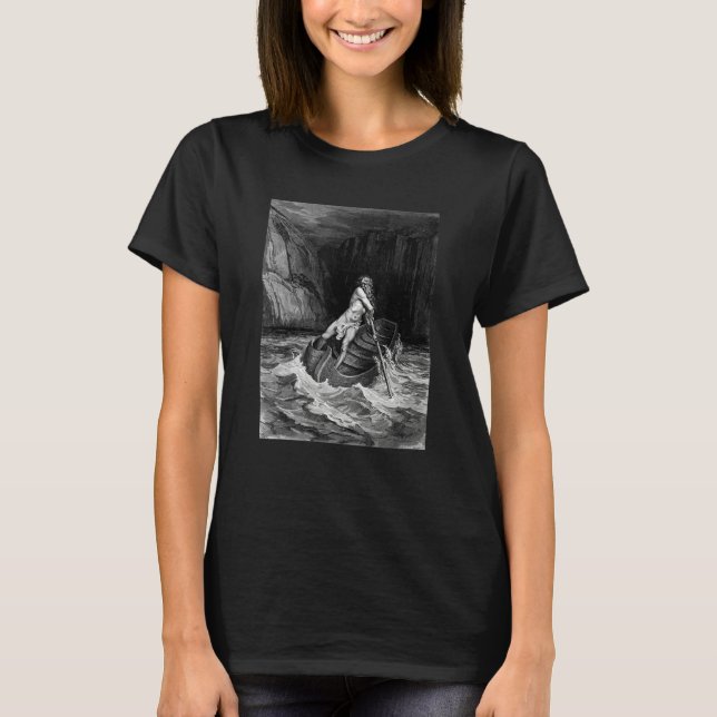 T-shirt Arrival of Charon by Gustave Dore (Devant)