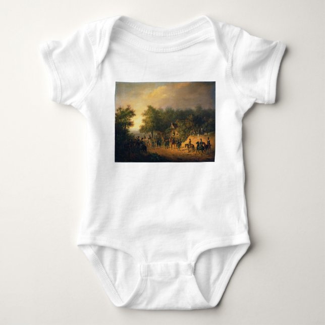 T-shirt Arrivée de Nicholas I de tsar dans le camp (Devant)