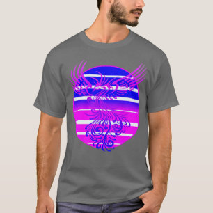 T-shirt Arrivée d'un nouveau Phoenix et rétro Sunrise Vect