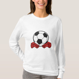 T-shirt Arrivée sifflet & balle de football