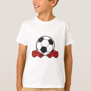 T-shirt Arrivée sifflet & balle de football