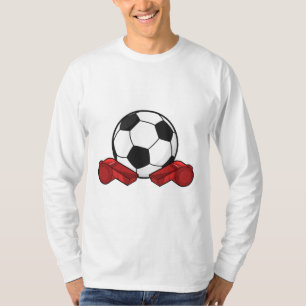 T-shirt Arrivée sifflet & balle de football