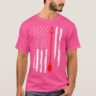 T-shirt Arrow américaine de tir à l'arc Drapeau américain