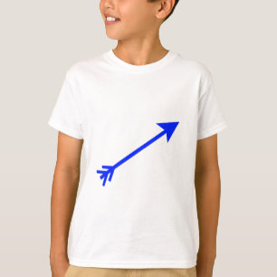 T-shirt Arrow Blue 35deg Le MUSÉE Zazzle Cadeaux