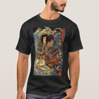 Arrow Japonaise Rétro Blessé Samurai Riding Sea Cr